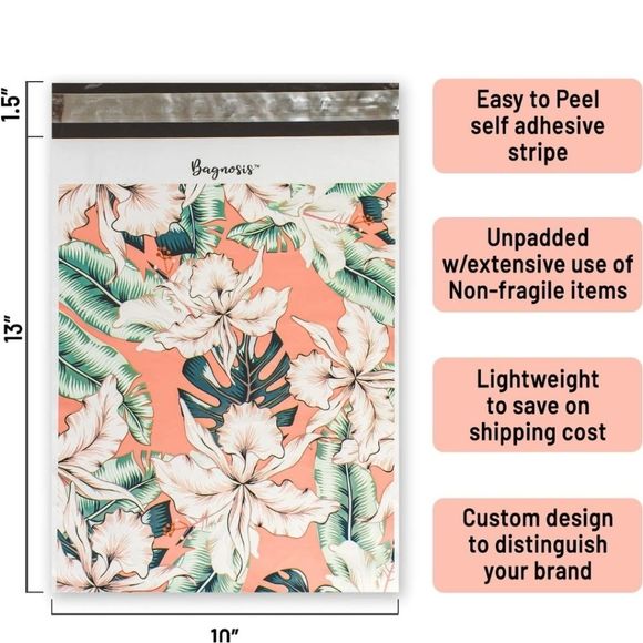 100 pack 50ea -10x13 SUNFLOWER poly mailers. ➕️ 50 LARGE SUNFLOWER 🌻 STICKERS - Picture 6 of 16